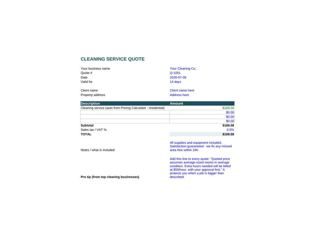 Job tracker with automatic profit and effective hourly rate calculation